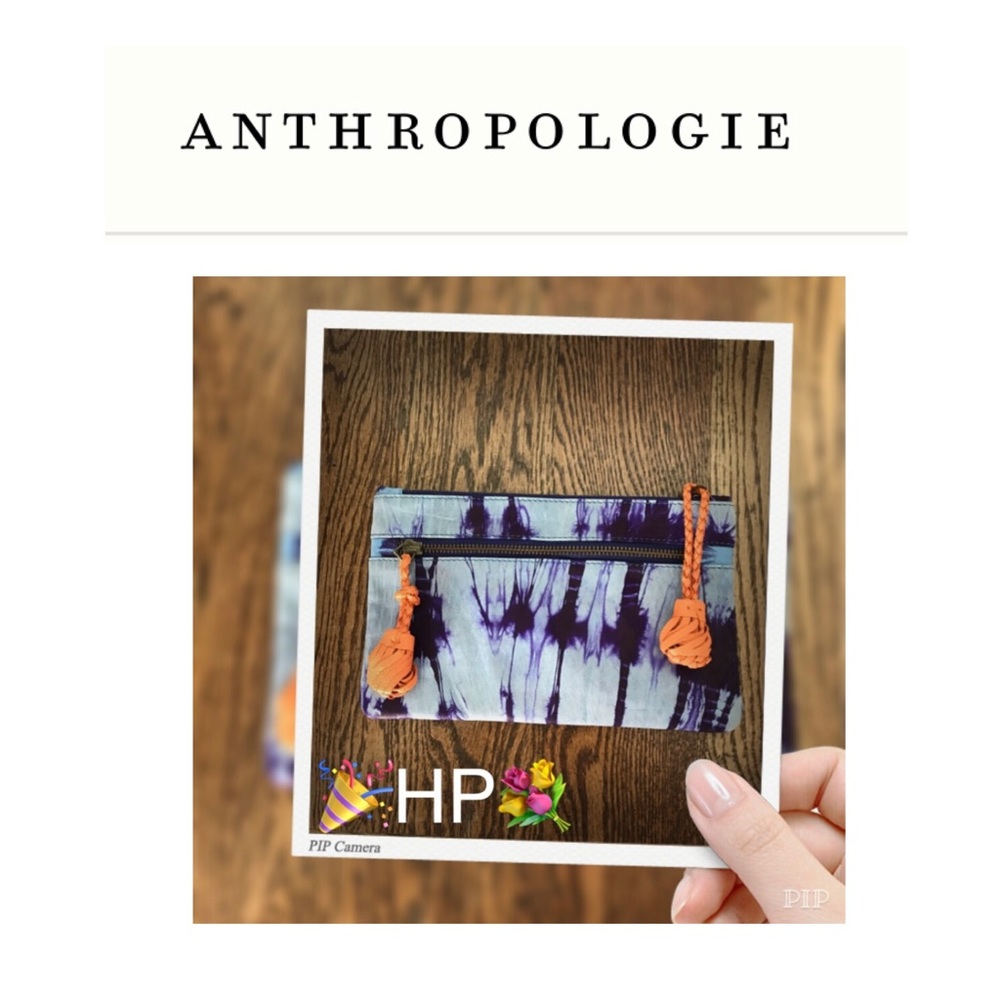 🎉HP💐 LIKE NEW — Jasper & Jeera leather clutch - Picture 1 of 9